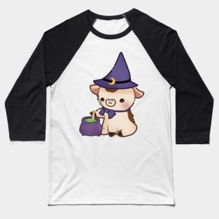 Witch Cow Baseball T-Shirt